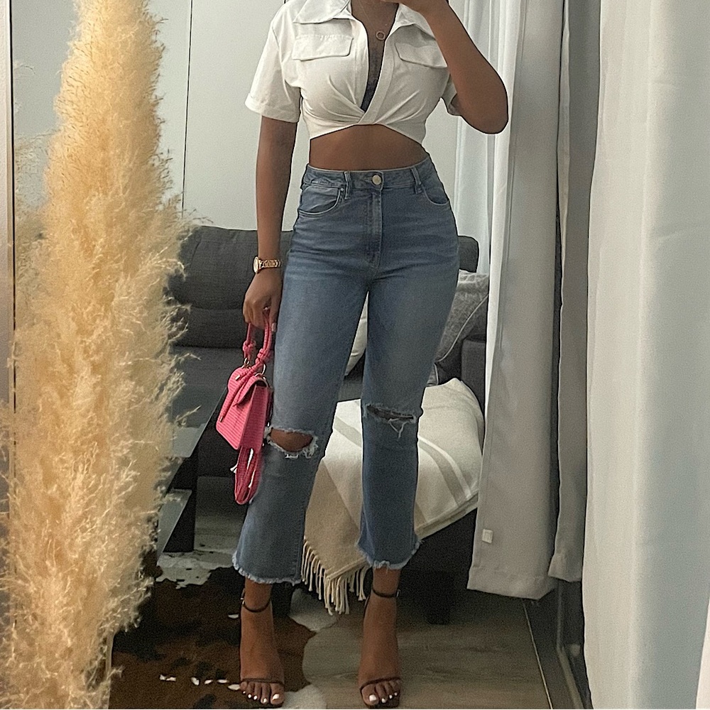 High Waist Flare Jeans | Refuge